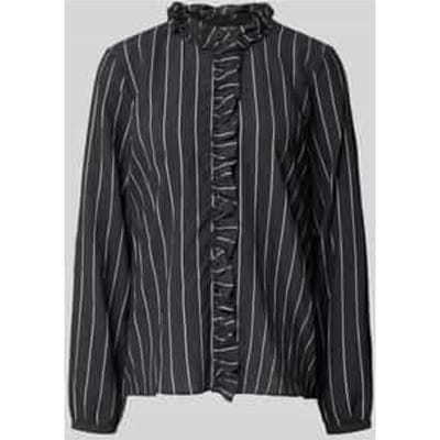 Blouse van viscosemix met ruches, model 'Billy'
