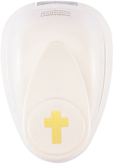 Vaessen Creative Pons - Figuurpons - Kruis - Ø 7 mm