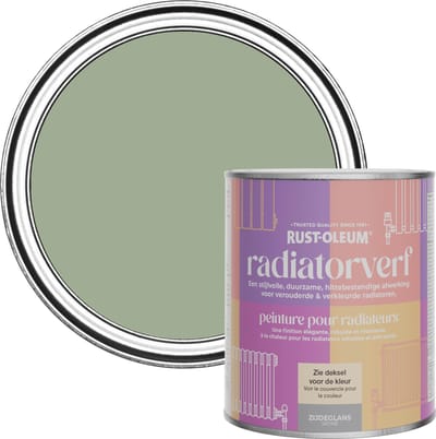 Rust-Oleum Groen Radiatorverf Zijdeglans - Kakigroen 750ml