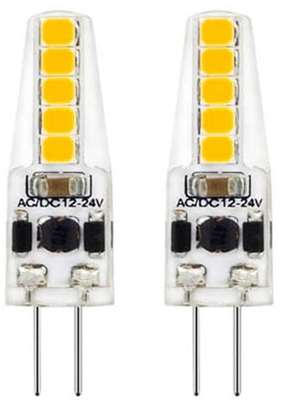 VITO LED Capsule Steeklamp G4 - 2W (vervangt 20W) - 170lm - 2700K - 12V - Energiezuinig - 2 stuks