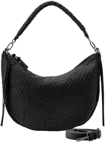 FREDsBRUDER Schoudertas Natural Flow Hobo Bag Black Zwart