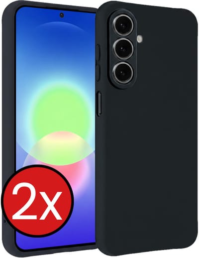 Hoesje - 2 Stuks - Geschikt voor Samsung Galaxy A27 - Sterk & Shockproof - Telefoonhoes - Back Cover - Case Siliconen - Telefoon Hoes - Donkerblauw