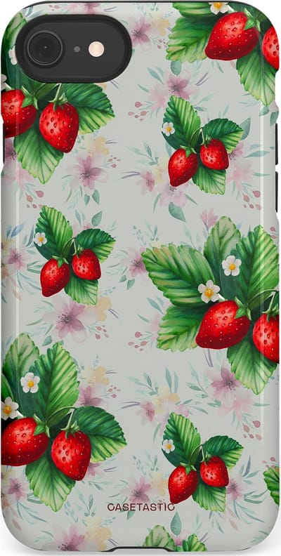 Casetastic Hoesje Geschikt voor Apple iPhone 7/8/SE - Stijlvolle Beschermende Duo-layer Case - Rosales