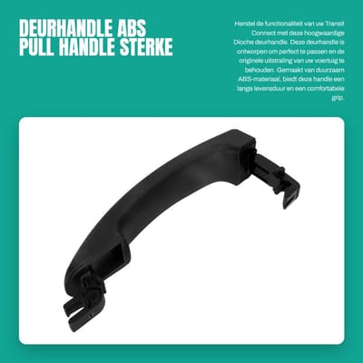 Dailygoods- Deurgreep - Geschikt voor Transit Connect - ABS Materiaal - Schokbestendig - Voorzijde Links/Rechts - Precisie Ontwerp - Deurgreep Auto