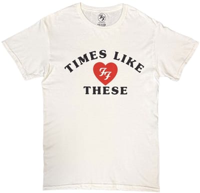 Foo Fighters - Times Like These Heren Tshirt - M - Wit