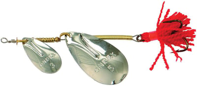 Ondex Tandem spinner 6/8 – 22 gram met dubbele bladen Silver
