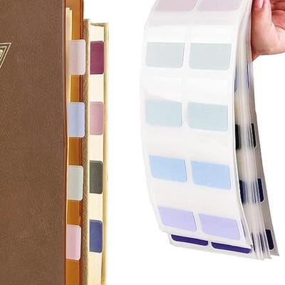 240 Stuks Sticky Index Tabs in 12 Kleuren - Pagina Markers voor Notebooks en Studiemateriaal