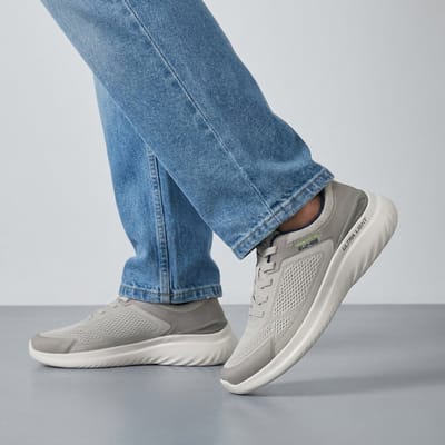 Skechers Slip - Sneakers - Unisex - ins Bounder 2.0 Instappers grijs