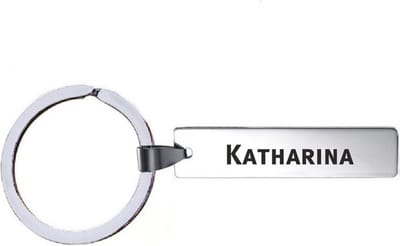 Sleutelhanger Met Naam - Katharina - RVS