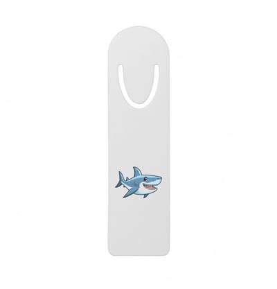 Hacebo® - Haaien metalen boekenlegger - Haai - Dieren liefhebbers - Vis - dieren Bladwijzer boekenleggers - 12.7 cm x 3.2cm