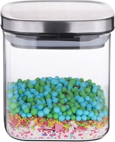Karl Weis set Voorraadpotten van hoogwaardig Borosilicaatglas - Set van 3 | Luchtdicht & Modern Ontwerp - Totale inhoud 3100 ml