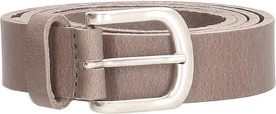 Old West Leren Dames Riem - 28 mm - Echt Leer - Grijs - Riemmaat 95