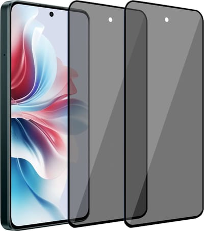 2x Geschikt voor OPPO Reno 11F - Privacy Screenprotector - Beschermglas - Privé GuardCover