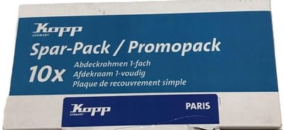 Professioneel Afdekraam 1-voudig in Arctic-wit - 10 Stuks