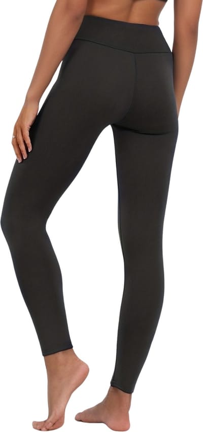 Livano Winter Panty - Gevoerde Panty - Fleece panty - Legging Thermo Panty - Warme Panty - Elastisch - Hoge Taille - Maat XL - Zwart