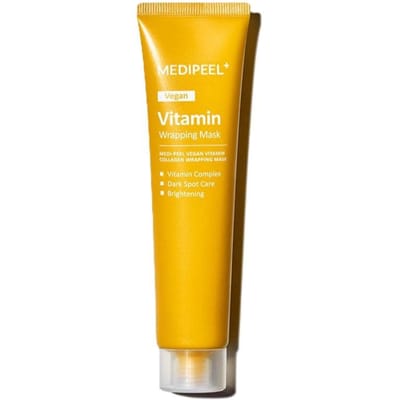 MEDIPEEL Masque Enveloppant Vegan Vitamine Collagène Soin Éclat Teint Masque Facial Peel-Off 70ml