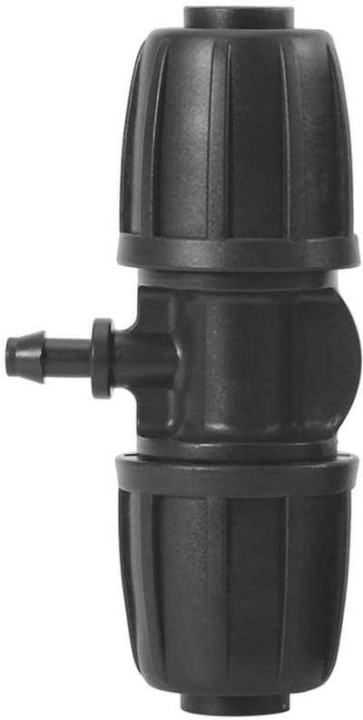 Dailygoods- Tee Connector 10 Stuks - 16mm/4-7 Slangconnector - POM - Tuin Bevestiging - Irrigatie - Duurzaam en Weerbestendig - Tuinverbinding