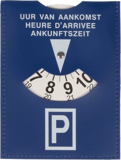 Kangaro parkeerschijf - blauw - formaat 15 x 11 cm