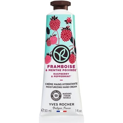 Yves Rocher Raspberry & Peppermint Hydraterende Handcrème Dames 30 ml