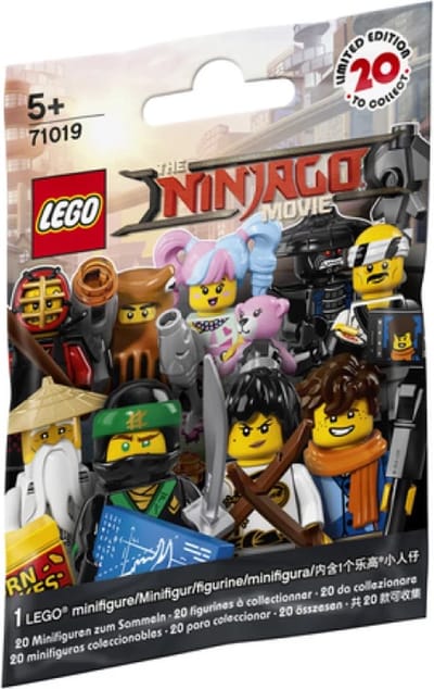 LEGO 71019 Minifigures The NINJAGO Movie (Verrassingszakje, 1 Minifiguur per verpakking)