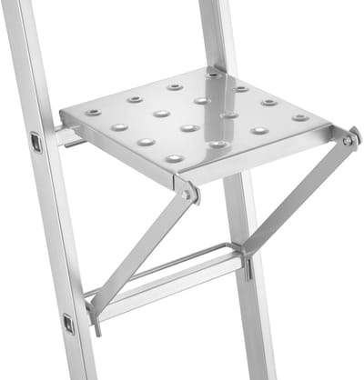 Ladderbankje van staal - 26x26 cm - Draagvermogen tot 150 kg - CE-gecertificeerd