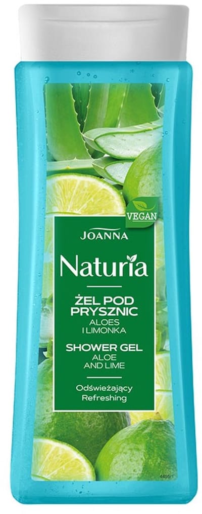Naturia Body Energizing Shower Gel Aloë Vera en Lime 300ml