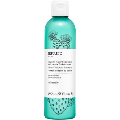Philosophy Nature in a Jar Cream-to-Water Body Lotion With Cactus Fruit Extract Bodylotion 240 ml