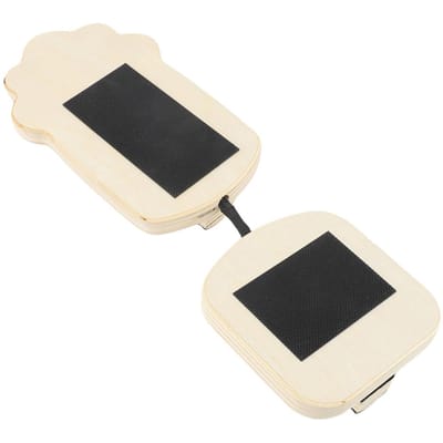 Planche d'équilibre pour cheville en bois Exerciceur pour cheville et pied sur une jambe pour le Yoga, les Étirements, l'Entraînement de la Force white