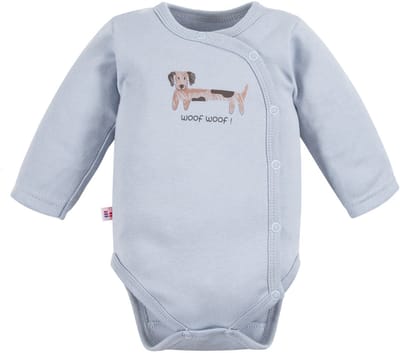 Eevi - Rompertje - Omslagromper - Overslagromper - Teckel - Maat 56 - 0 t/m 2 maanden