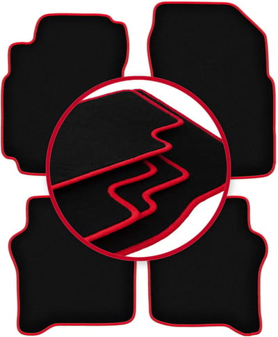 CARLUX-RED automatten voor: Nissan Primera P12 stationwagen, sedan, liftback (2001-2007)