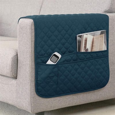 1 ST Waterafstotende Bank Armleuninghoezen Geruite Meubel Arm Bank Beschermer Opbergtas Stoelhoes voor Woonkamer Huisdecoratie 1PC 50x90 cm