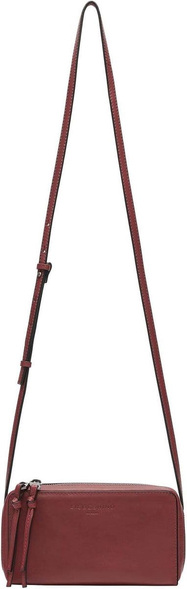 LIEBESKIND BERLIN Schoudertas Hera Sheep Natural Crossbody Berry Wijnrood