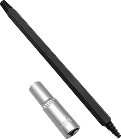 Universele Gereedschap voor het Verwijderen van Gebroken Bougies met M10 Steeksleutel en Tap Extractor, Perfect voor Auto en Motor