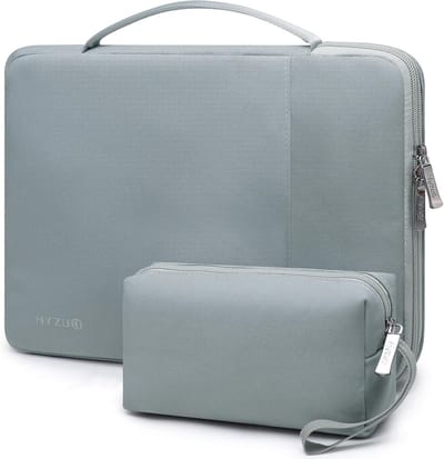 Laptophoes voor 17-17,3 Inch Gaming Laptops - Waterdichte Aktetas voor Notebook en Monitor, Geschikt voor Dell, HP, Lenovo, ASUS, Acer, LG, MSI en Razer, Asblauw