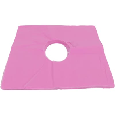 100 Pièces Housse Repose-Visage Design Trou Bonne Absorption d'Eau Respirante Housse d'Appui-Tête Jetable pour rose
