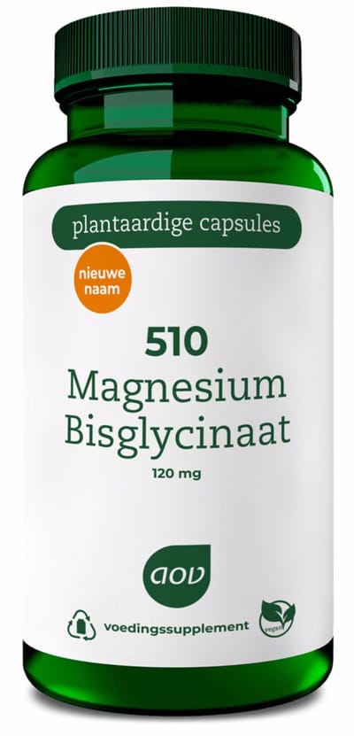 AOV 510 Magnesium Bisglycinaat - 60 vegacaps - Mineralen- Voedingssupplement