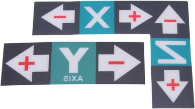 Graveermachine Label Sticker - Etiketten Set - Instructie Weergeven - Duidelijk Patroon - 120 x 90 mm - Levendige Kleuren