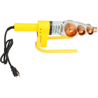 Machine à fusion à chaud pour tuyaux PPR Soudeur de tuyaux d'eau en plastique Outil de soudage avec 6 dés Ciseaux
