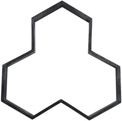 Bestratingsmal Tuinpad - Beton Mal - Zelf Tuin Aanleggen - Herbruikbaar Plastic - 35x35 cm - Zwart