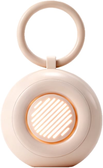 White noise - White noise machine - Rustgevend slaaphulpje voor baby's - 7,5 × 7,5 × 4,8 cm - 15 selecteerbare white noise-geluiden - Timerfunctie