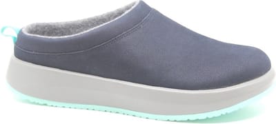 Joya, RIGA BLUE, 939hos, Blauwe dames gevoerde pantoffel met dempende zool