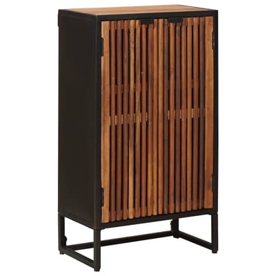 vidaXL - Highboard - 53 - x - 30 - x - 95 - cm - Massief - Mangohout - en - Geëngineerd - Hout