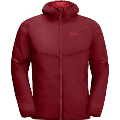 Jack Wolfskin Featherweight Isolatie Heren Burgundy Jacket