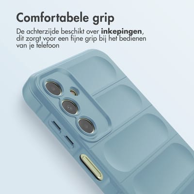 imoshion EasyGrip Backcover voor de Samsung Galaxy A15 (5G/4G) - Lichtblauw