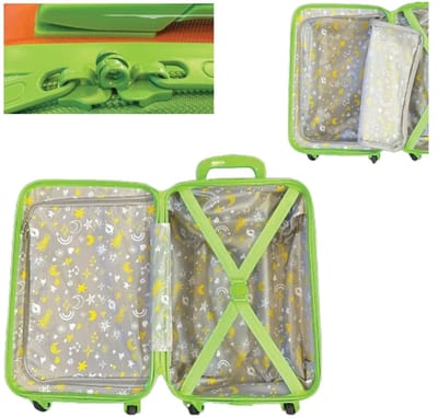 Home & Styling Kinderkoffer/Reiskoffer Dinosaurussen - Oranje