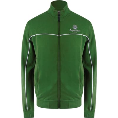 Aquascutum Active Piping Mock Neck Legergroene Fleece