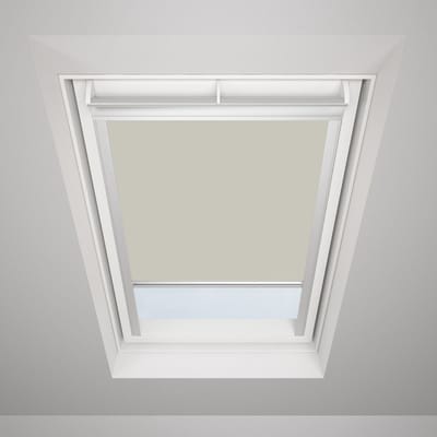 Timlux Verduisterend Rolgordijn voor KeyLITE - Starlite Maat 55x98 -Beige-