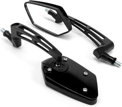 Verstelbare Achteruitkijkspiegel voor Motorfiets en Scooter, 8 mm en 10 mm, Ideaal voor Cafe Racer en Bobber