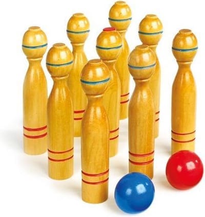 Small Foot - Wooden Bowling Game 11 pcs.