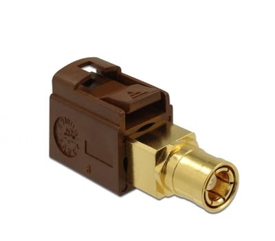 Fakra F (v) - SMB (m) adapter - 50 Ohm